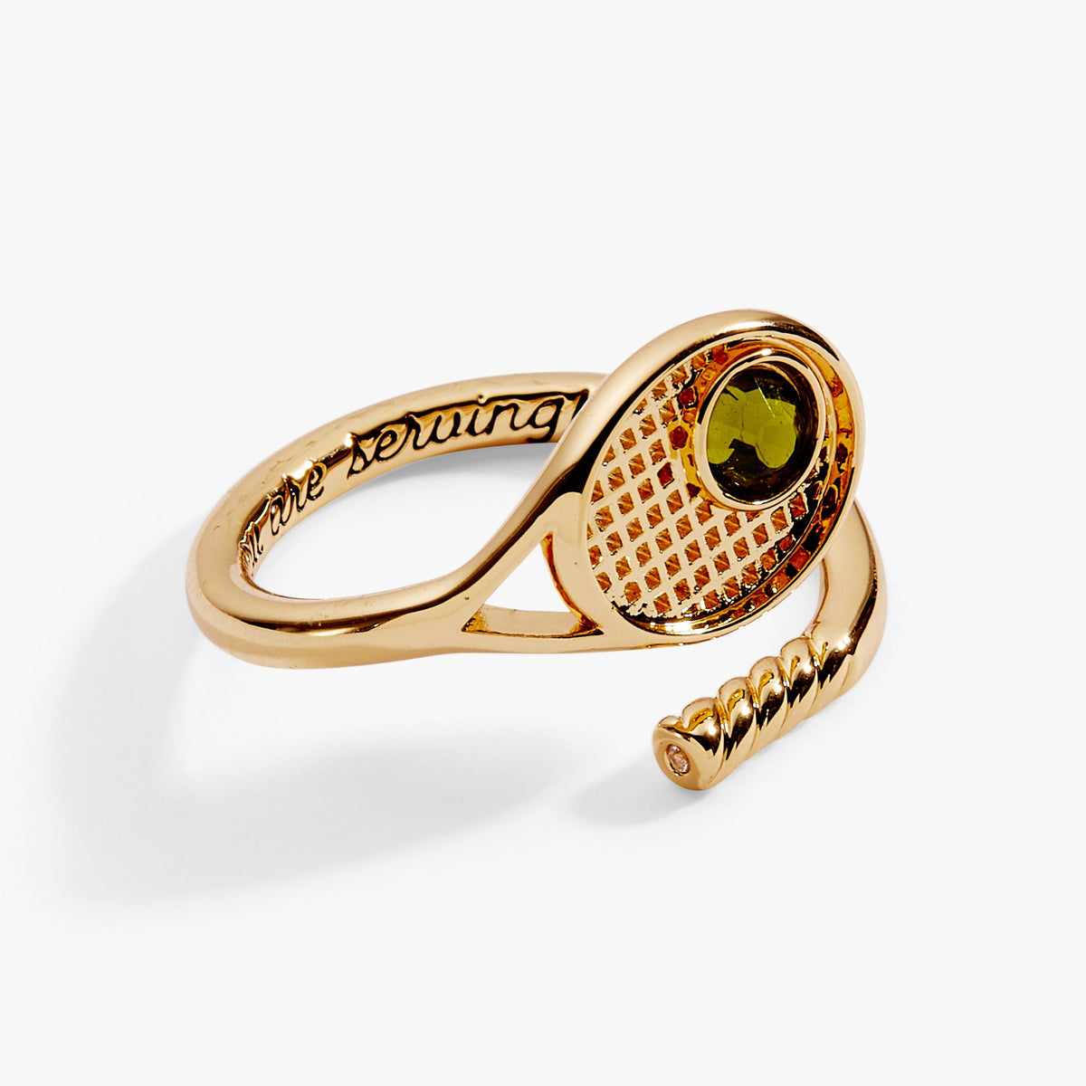 Alex and Ani Tennis Racket 'You Are Serving' Wrap Ring