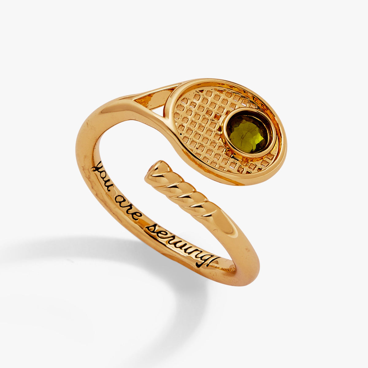 Alex and Ani Tennis Racket 'You Are Serving' Wrap Ring
