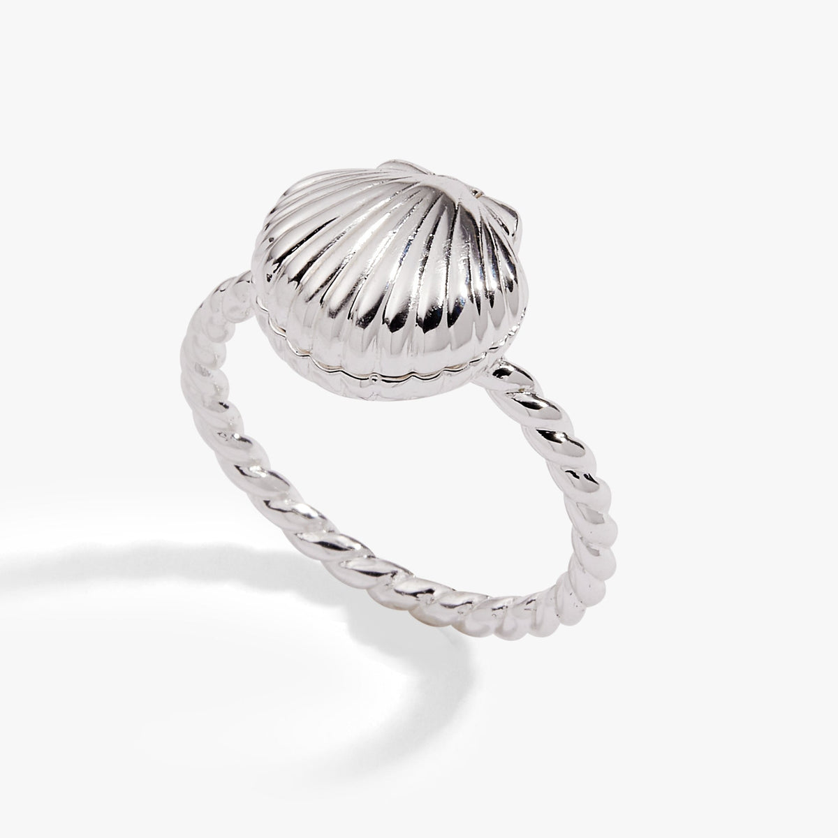 Alex and Ani Salt + Sea 'Seashells Are Love Letters In The Sand' Locket Ring