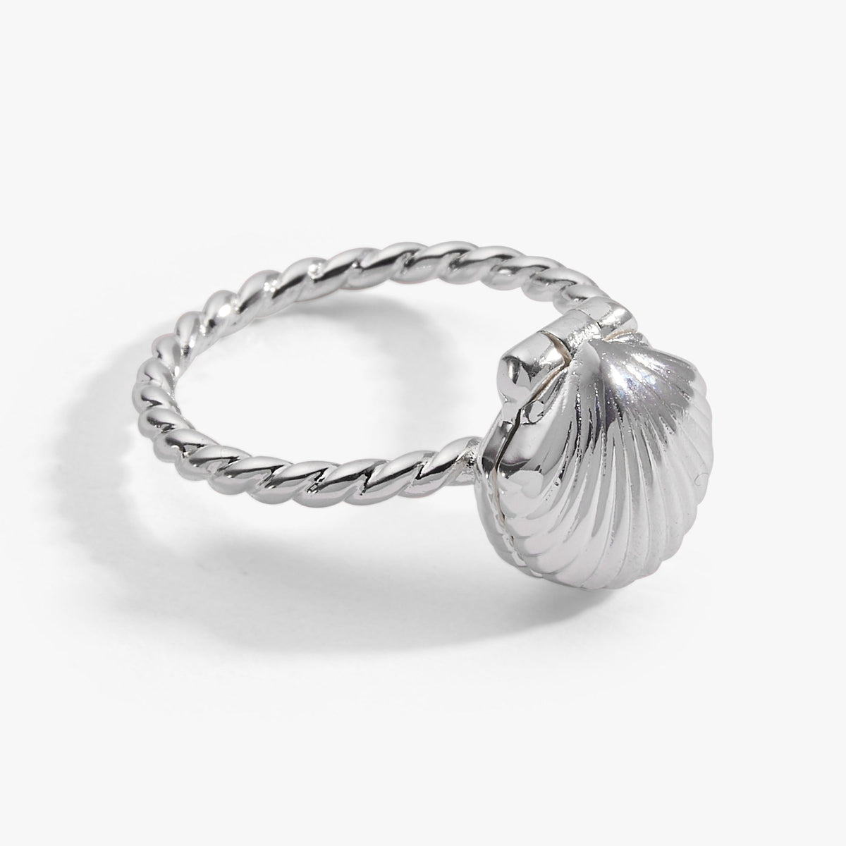 Alex and Ani Salt + Sea 'Seashells Are Love Letters In The Sand' Locket Ring