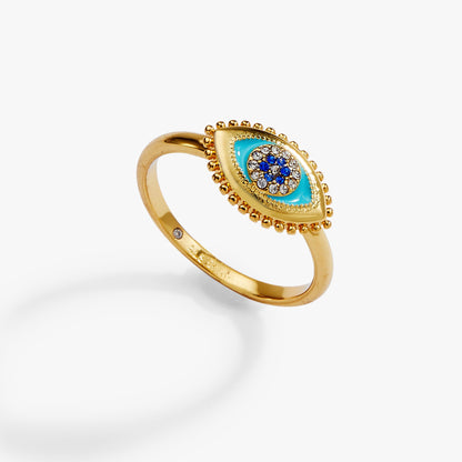 Alex and Ani Healing Stone Evil Eye Ring