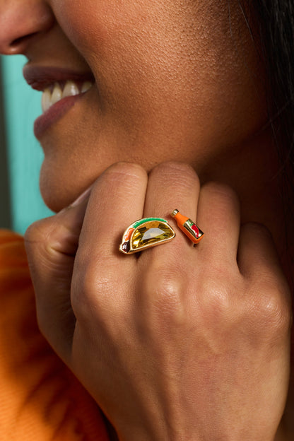 Alex and Ani Taco Open Ring