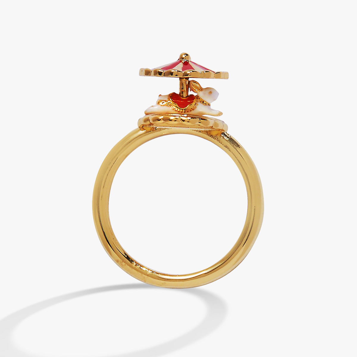 Alex and Ani Carnival Carousel Bunny Spinner Ring