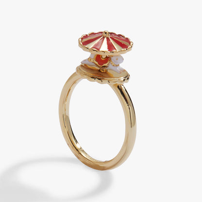 Alex and Ani Carnival Carousel Bunny Spinner Ring