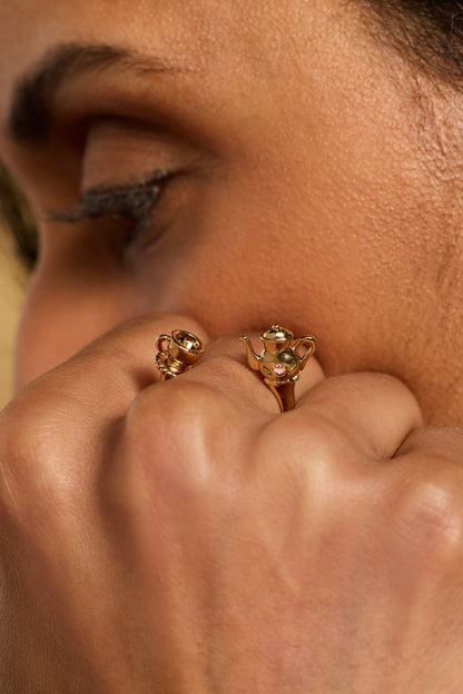 Alex and Ani Tea Party Open Ring