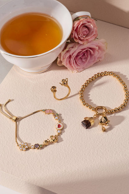 Alex and Ani Tea Party Open Ring