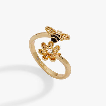Alex and Ani Bee & Daisy Wrap Ring