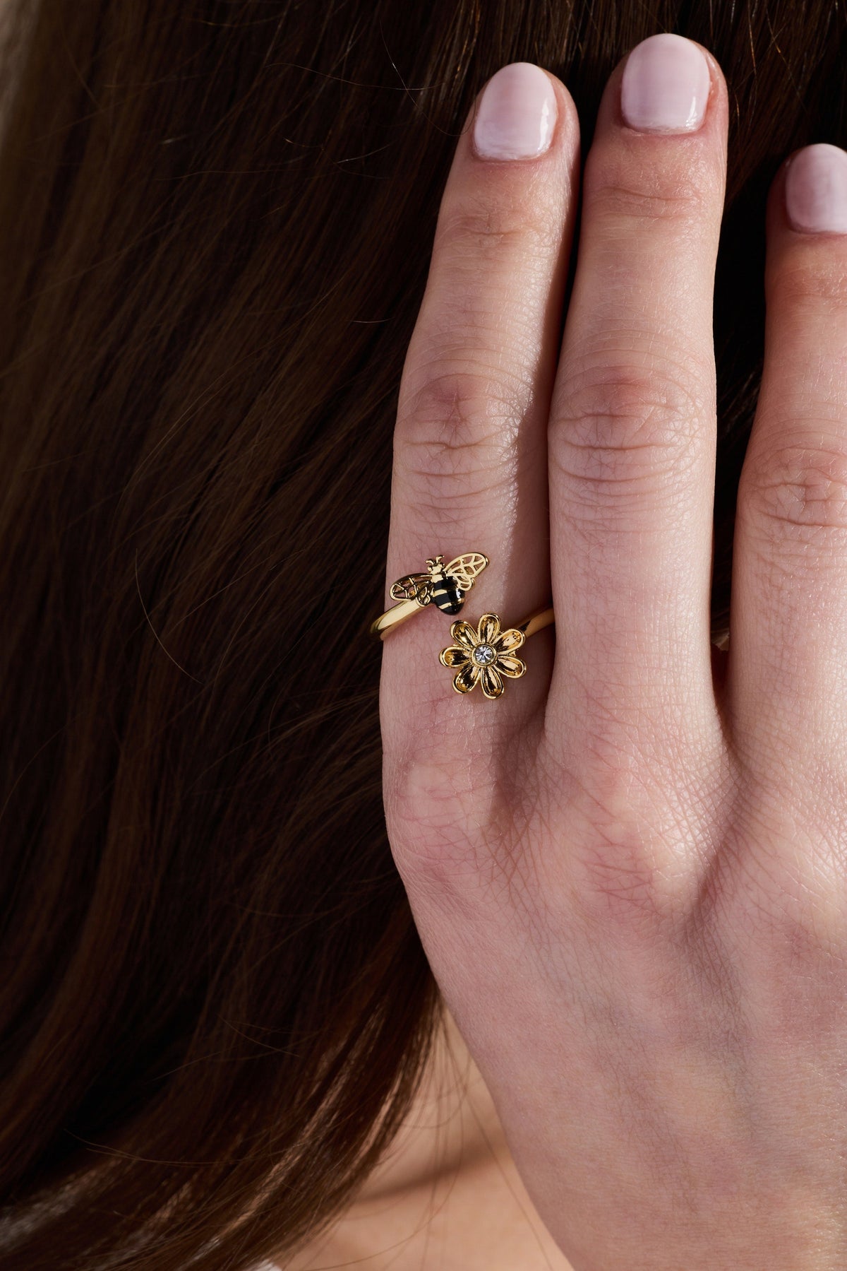 Alex and Ani Bee & Daisy Wrap Ring