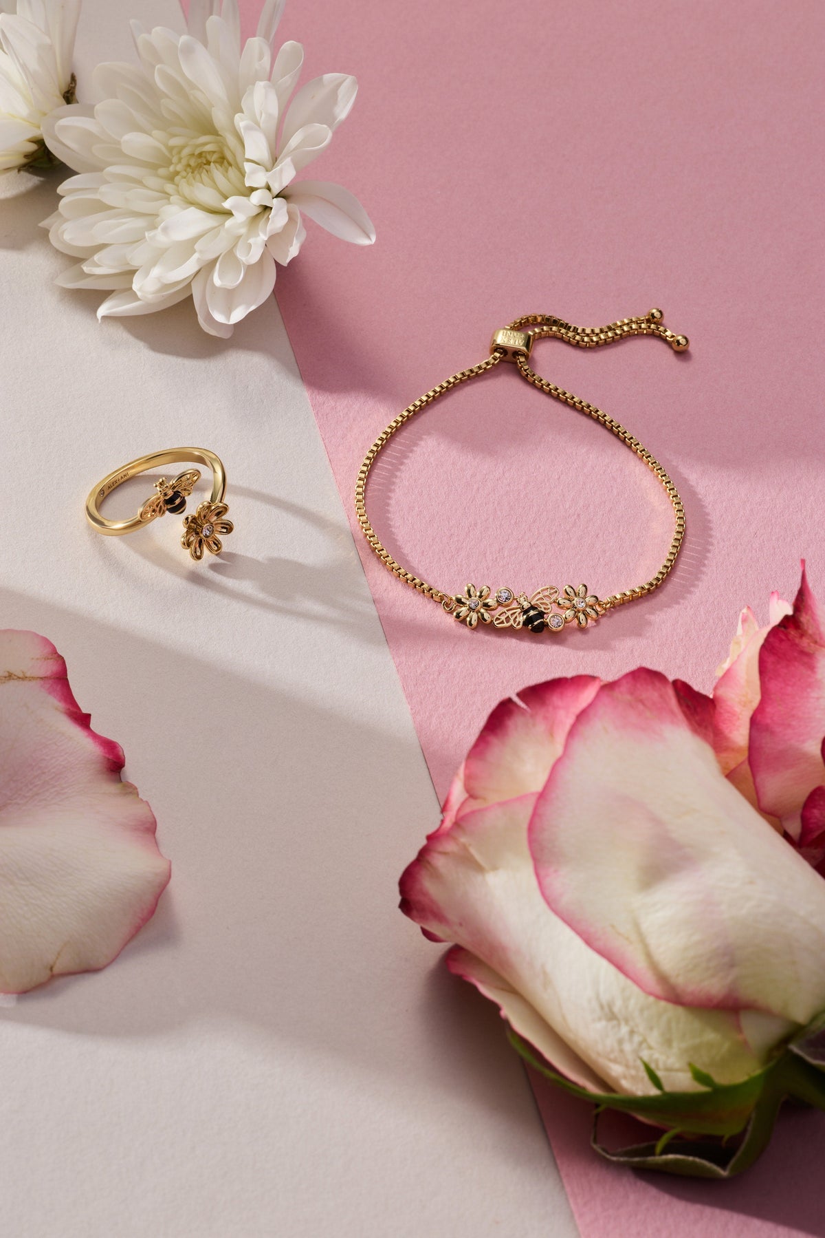 Alex and Ani Bee & Daisy Wrap Ring