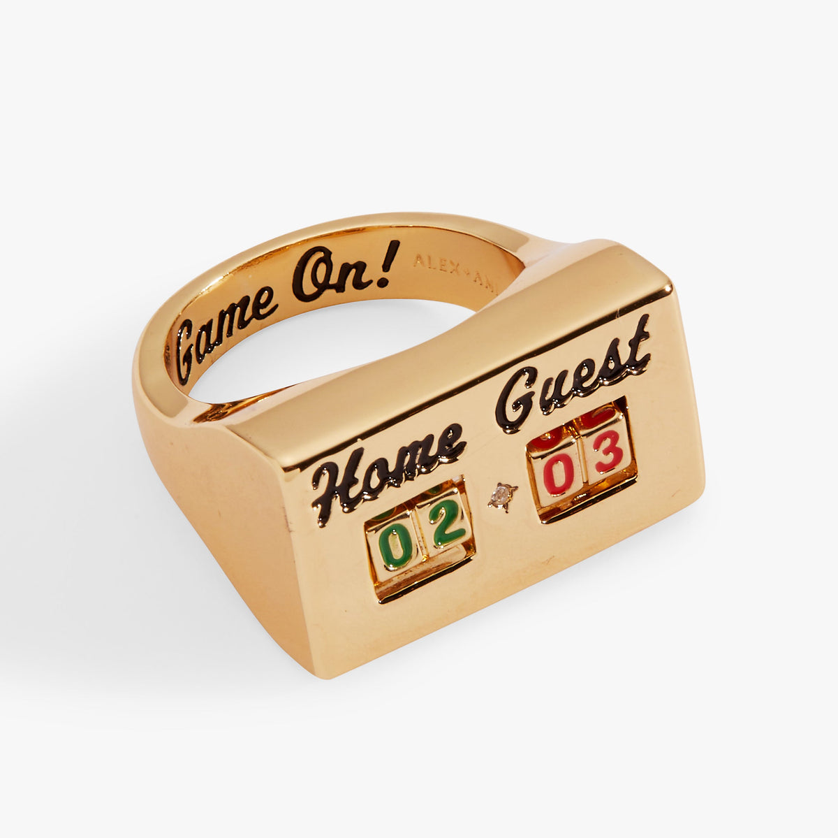 Alex and Ani Score Board Fidget Ring