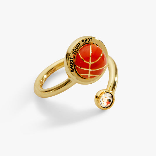 Alex and Ani Basketball Open Fidget Ring
