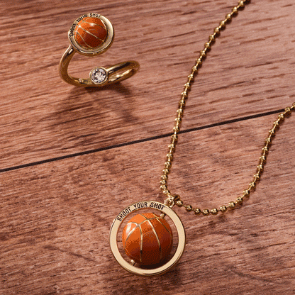Alex and Ani Basketball Open Fidget Ring