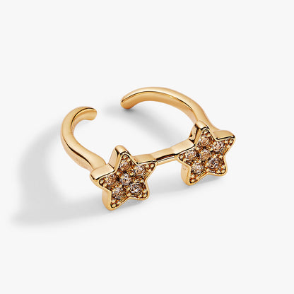 Alex and Ani 70s Star Glasses Ring