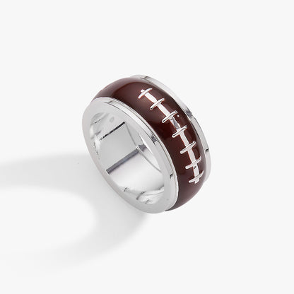 Alex and Ani Football Fidget Ring