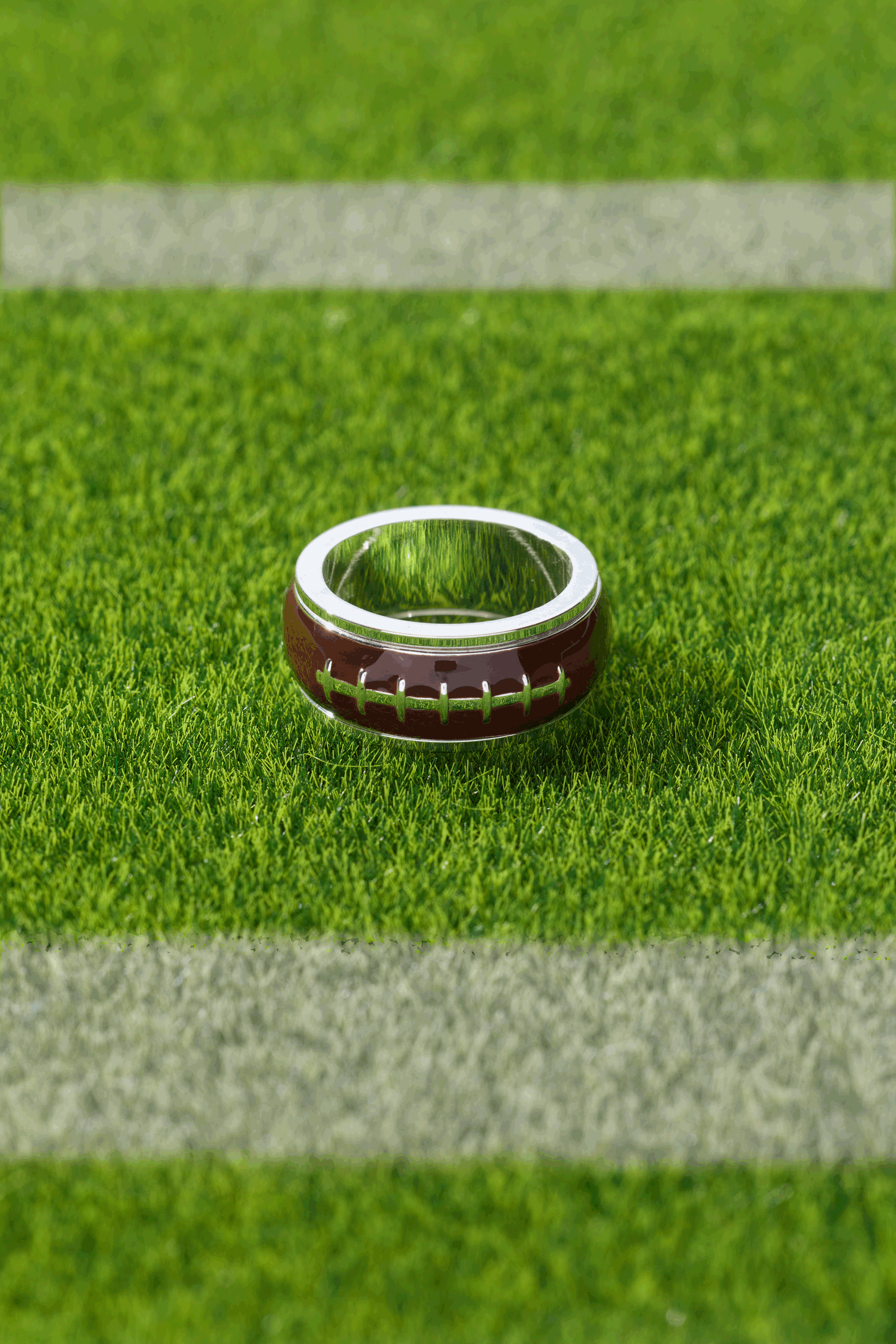 Alex and Ani Football Fidget Ring