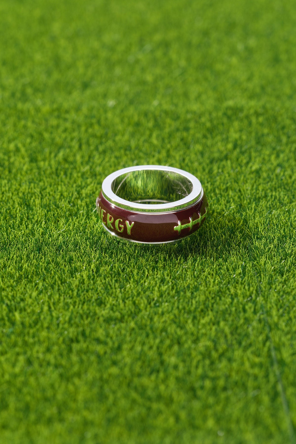 Alex and Ani Football Fidget Ring