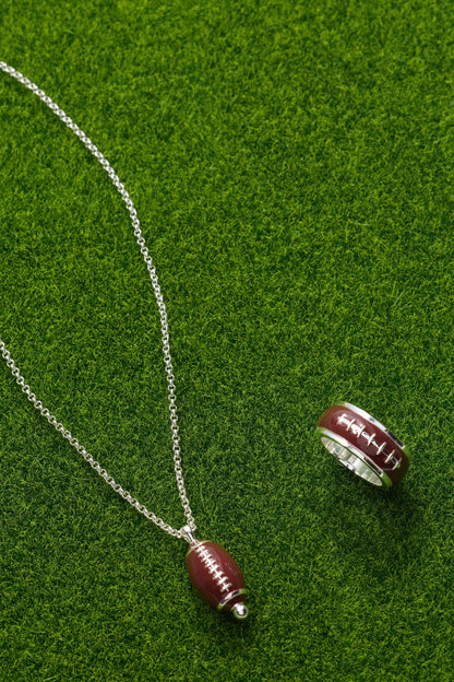 Alex and Ani Football Fidget Ring