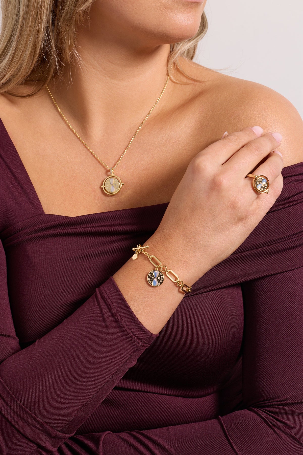 Alex and Ani Harry Potter™ Time Turner Flip Ring
