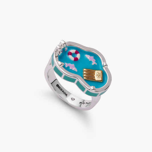 Alex and Ani Polly Pocket™ Limited Edition Pool Party Ring
