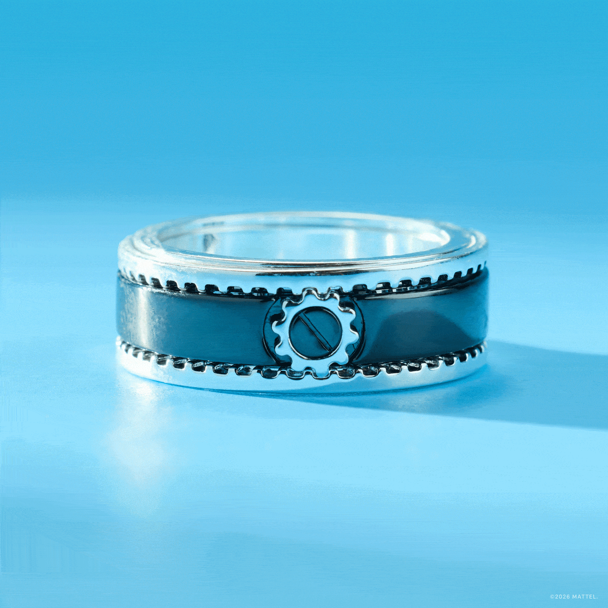 Alex and Ani Hot Wheels™ Gear Fidget Spinner Ring