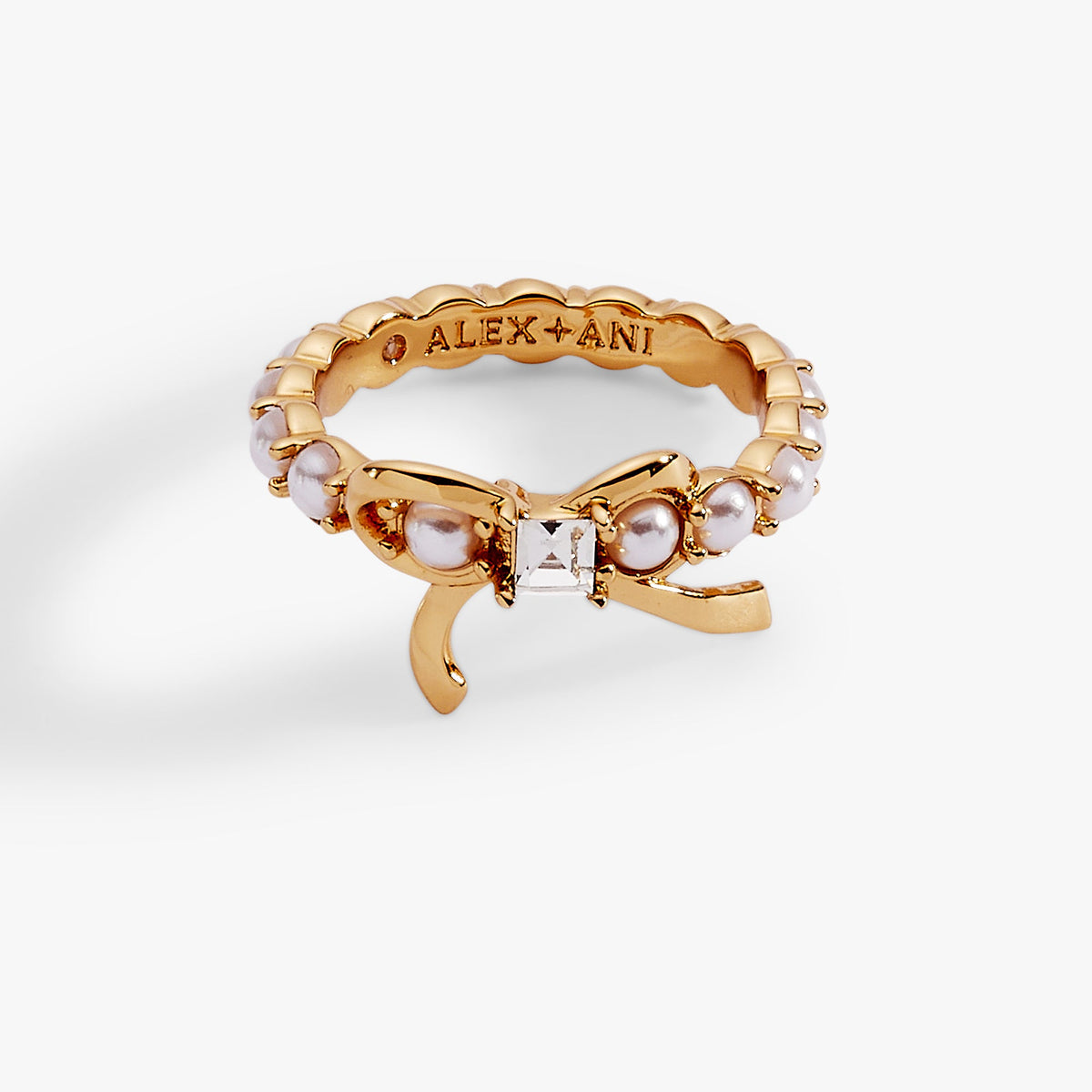 Alex and Ani Pearl Coquette Ring