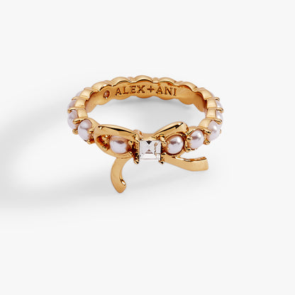 Alex and Ani Pearl Coquette Ring