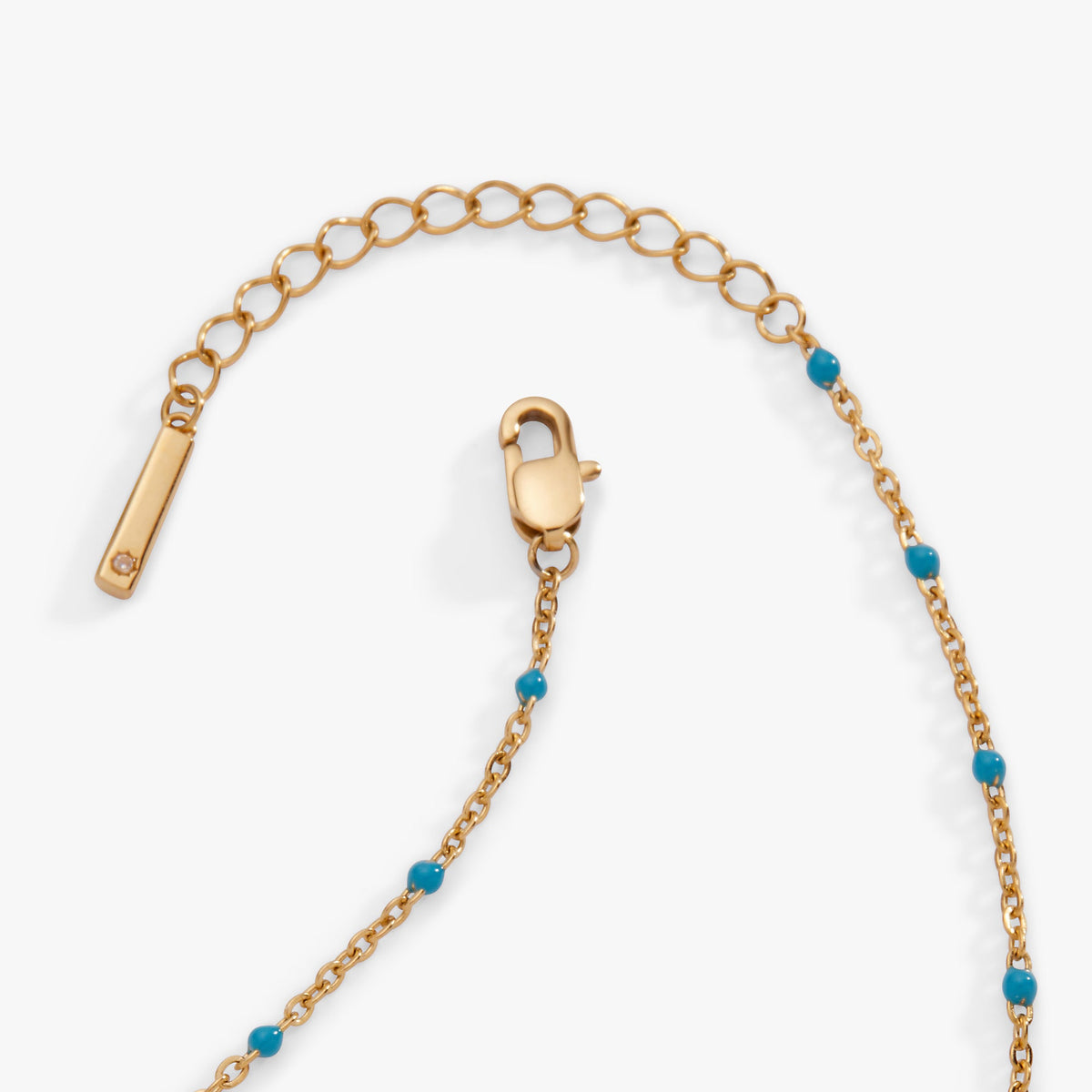 Alex and Ani Turquoise Enameled Chain Coin Station Anklet