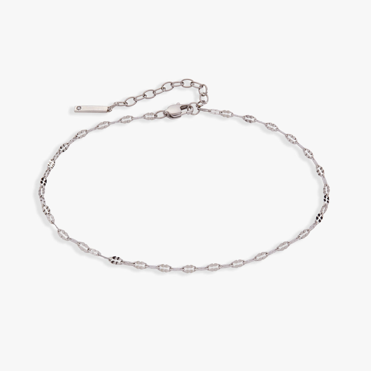 Alex and Ani Multi Faceted Chain Anklet