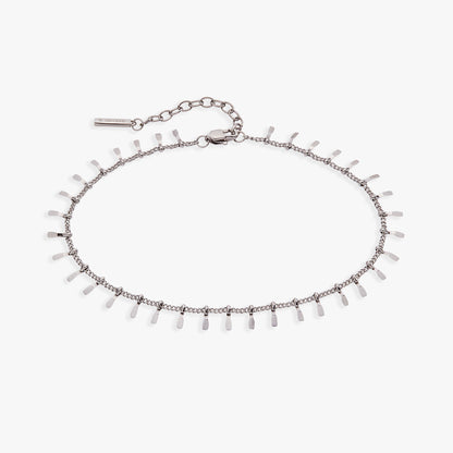 Alex and Ani Paddle Tassel Chain Anklet