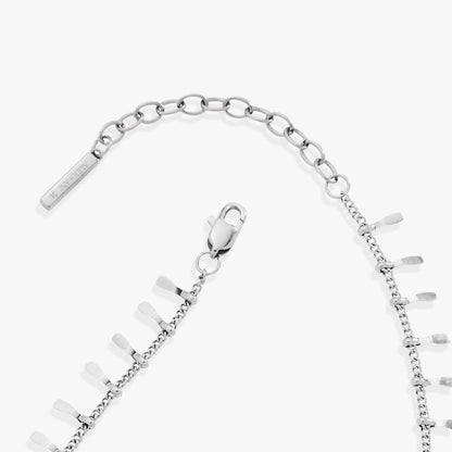 Alex and Ani Paddle Tassel Chain Anklet
