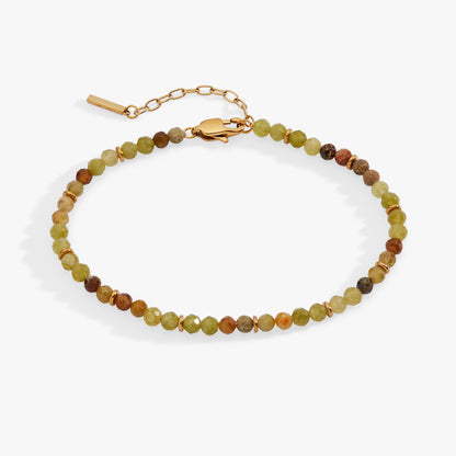 Alex and Ani Green Ombre Semi-Precious Beaded Anklet