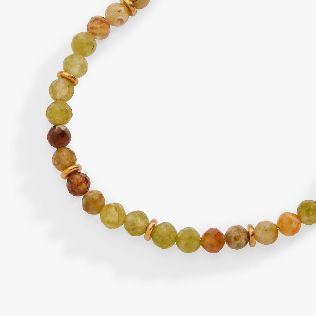 Alex and Ani Green Ombre Semi-Precious Beaded Anklet