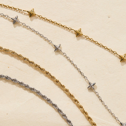 Alex and Ani Mini Rope Chain Anklet