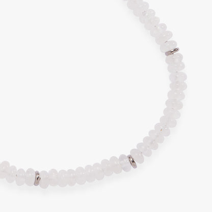 Alex and Ani Clear Quartz Semi-Precious Beaded Anklet