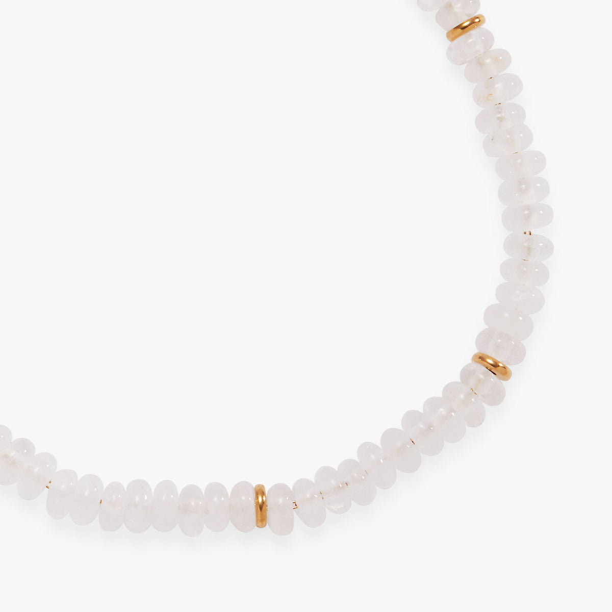 Alex and Ani Clear Quartz Semi-Precious Beaded Anklet