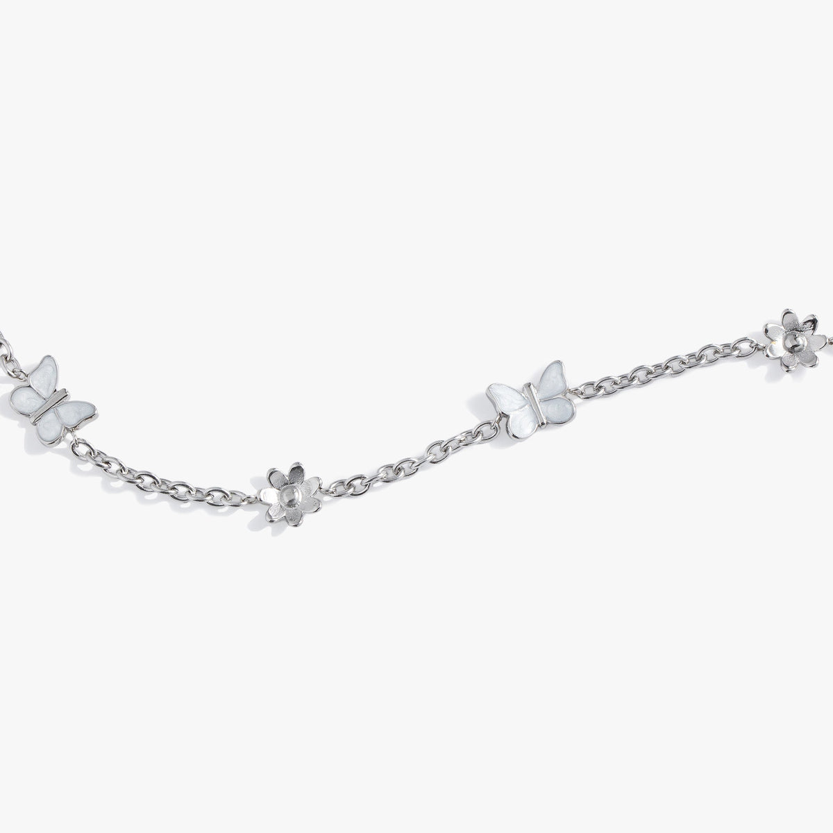 Alex and Ani Butterfly and Flower Anklet