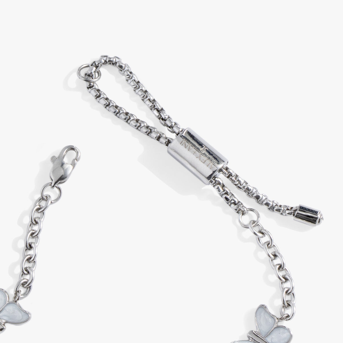 Alex and Ani Butterfly and Flower Anklet