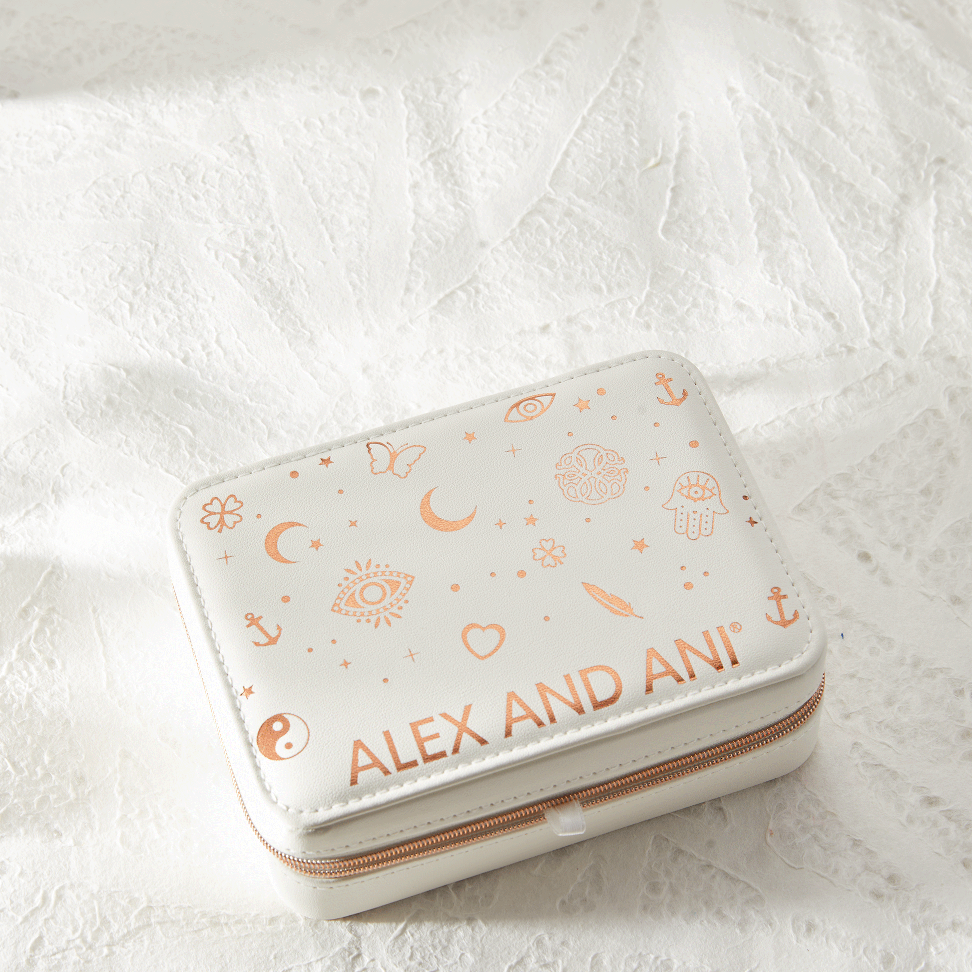 Alex and Ani ALEX AND ANI Symbols Travel Jewelry Case