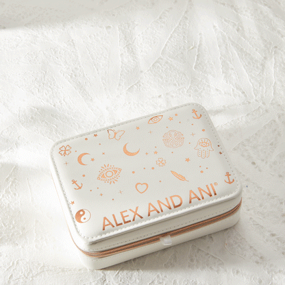 Alex and Ani ALEX AND ANI Symbols Travel Jewelry Case