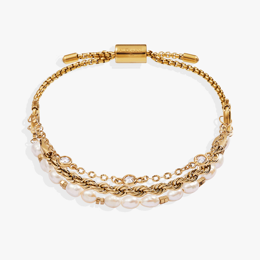 Alex and Ani Crystal + Pearl Stranded™ Bracelet Set