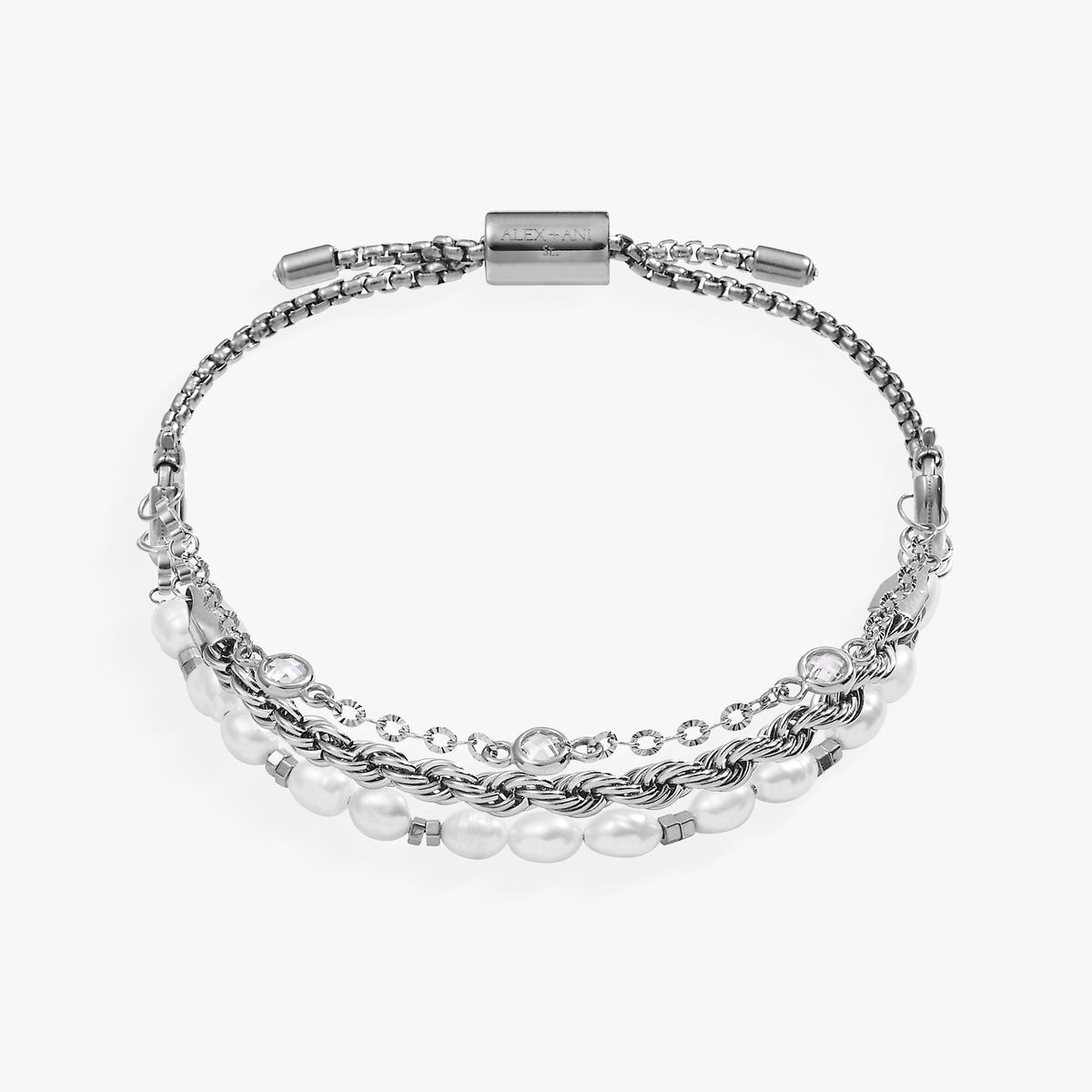 Alex and Ani Crystal + Pearl Stranded™ Bracelet Set
