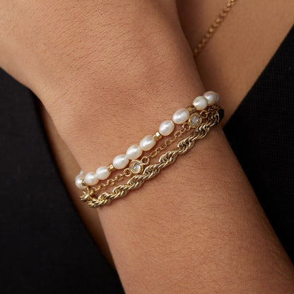 Alex and Ani Crystal + Pearl Stranded™ Bracelet Set