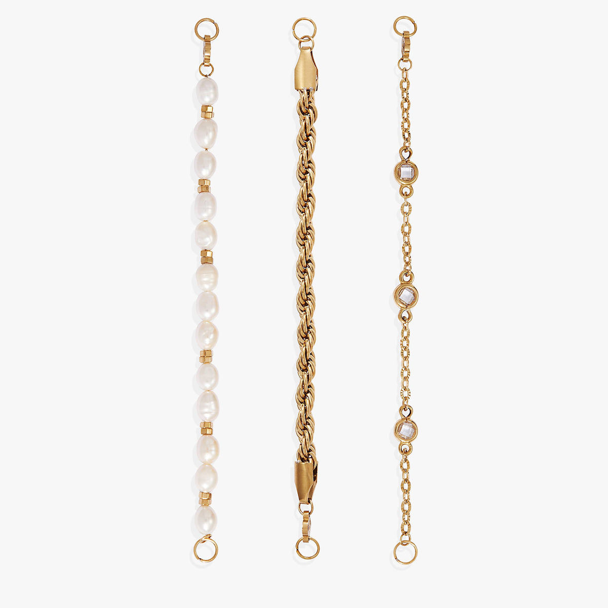 Alex and Ani Crystal + Pearl Stranded™ Bracelet Set