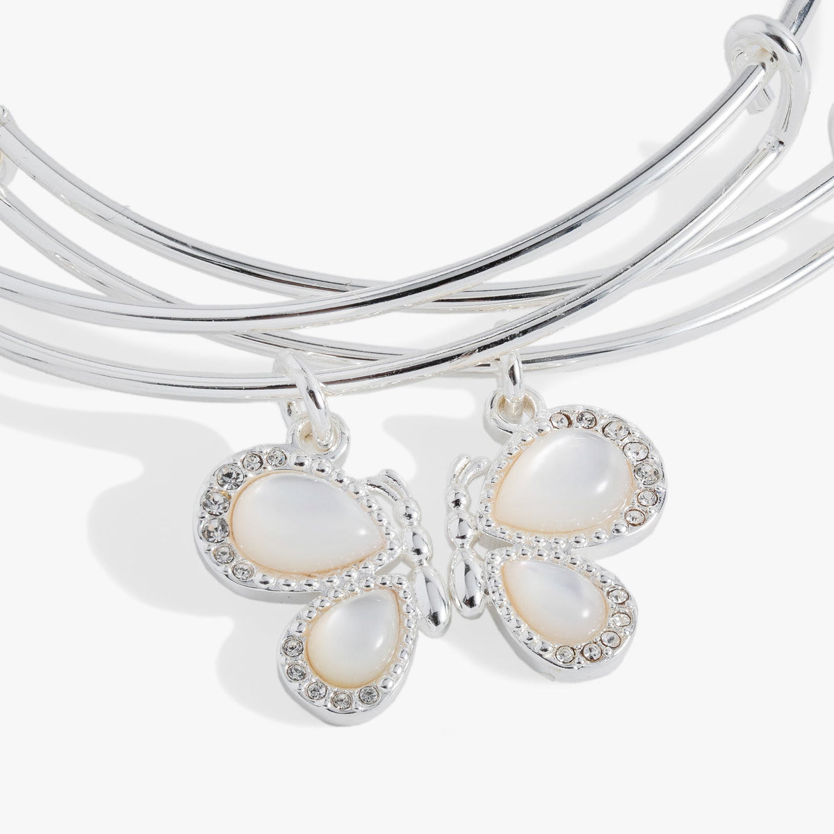 Alex and Ani Perfect Pairs- Butterfly Wings Bangle Set of 2