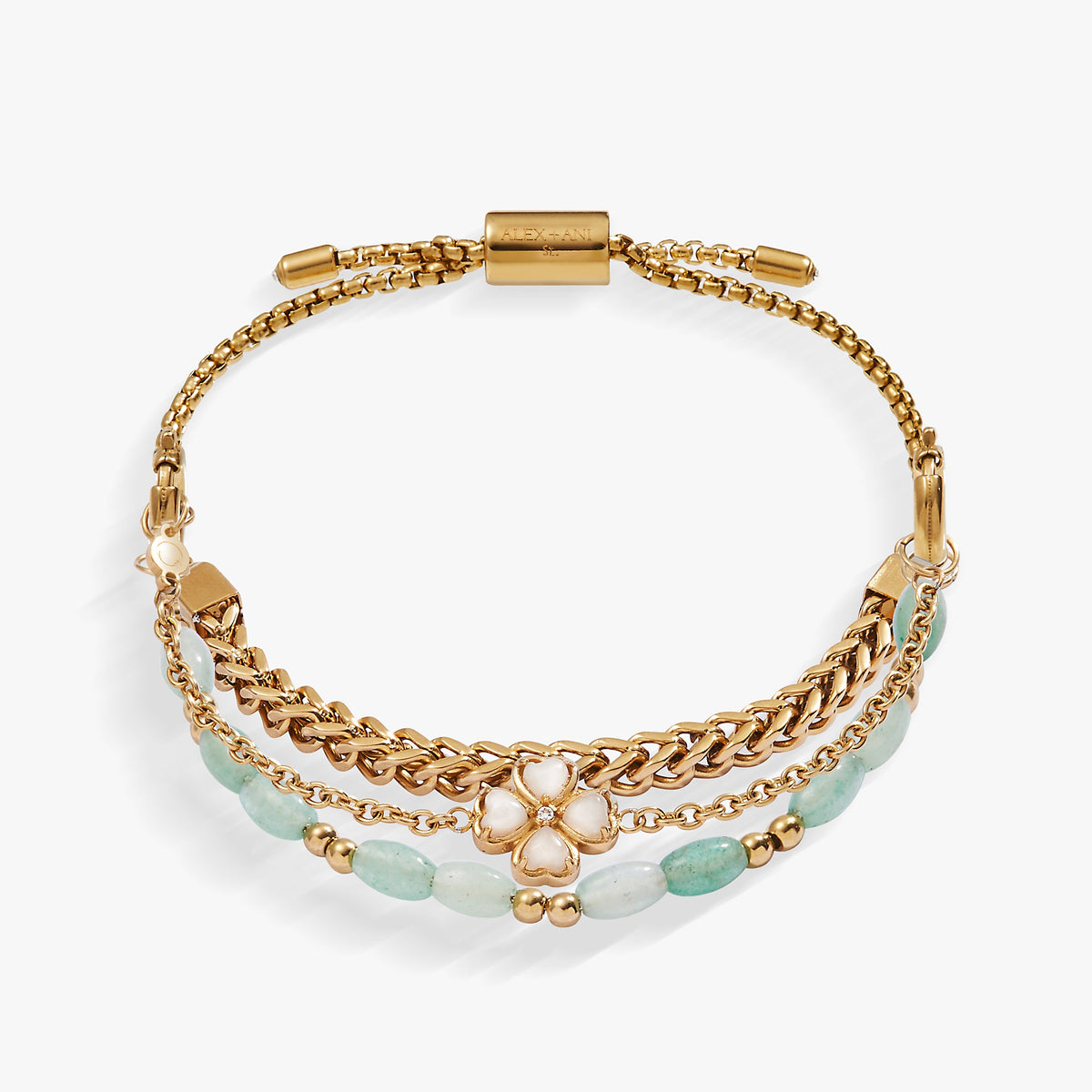 Alex and Ani Four-Leaf Clover Stranded™ Bracelet Set