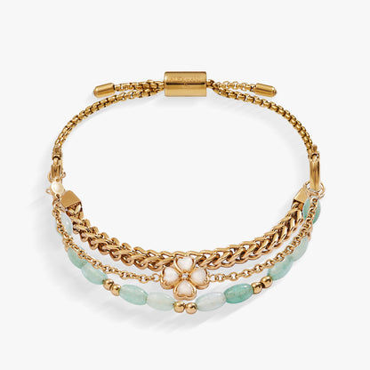 Alex and Ani Four-Leaf Clover Stranded™ Bracelet Set