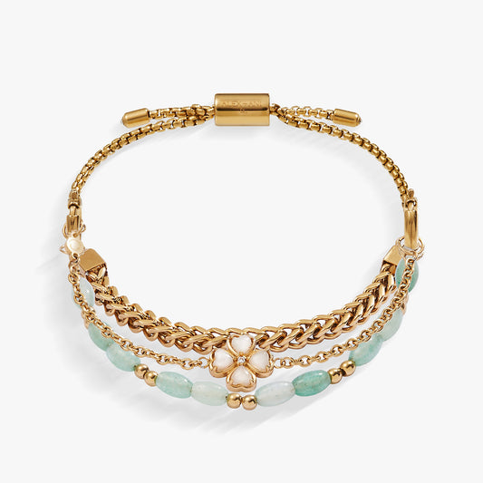 Alex and Ani Four-Leaf Clover Stranded™ Bracelet Set