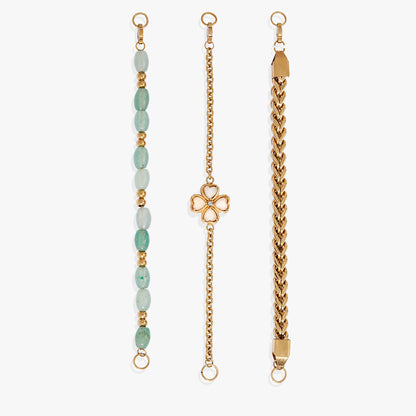 Alex and Ani Four-Leaf Clover Stranded™ Bracelet Set