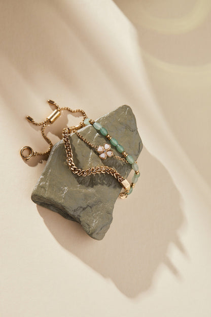 Alex and Ani Four-Leaf Clover Stranded™ Bracelet Set