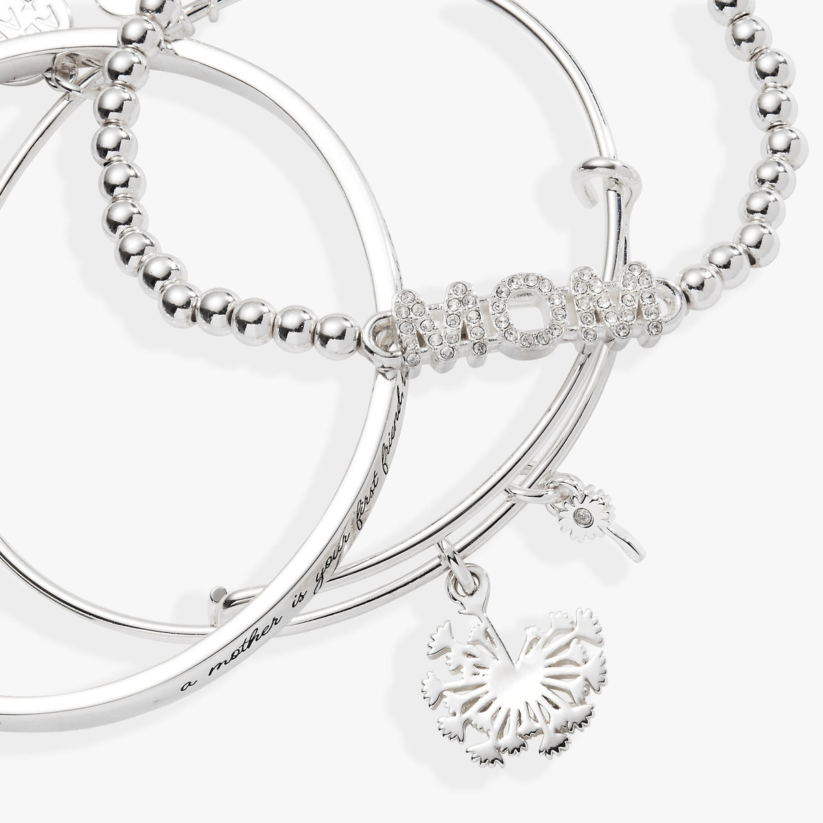 Alex and Ani Mother's Day Dandelion Set of 3